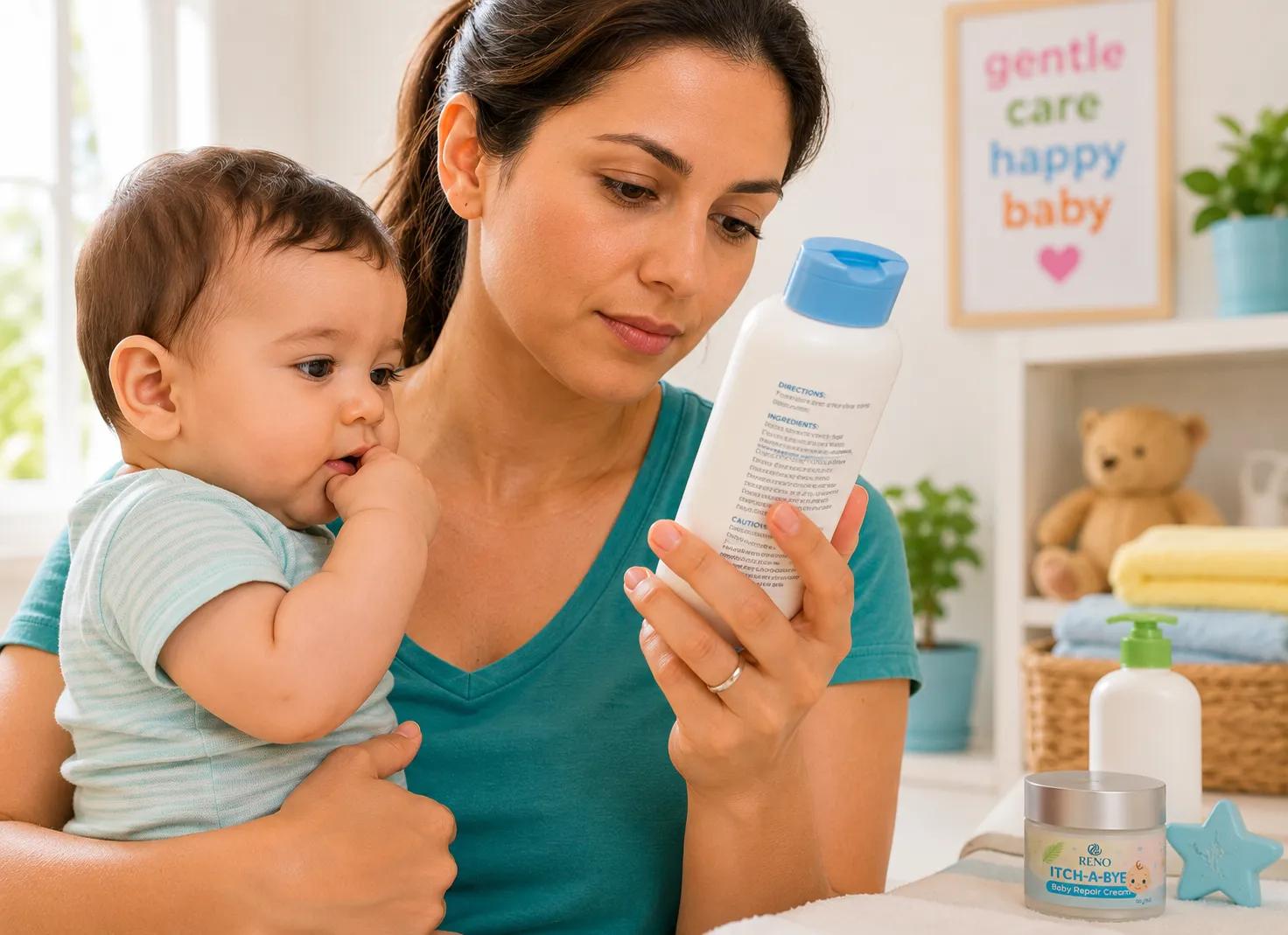 Hypoallergenic baby skincare for dry, itchy and eczema-prone skin