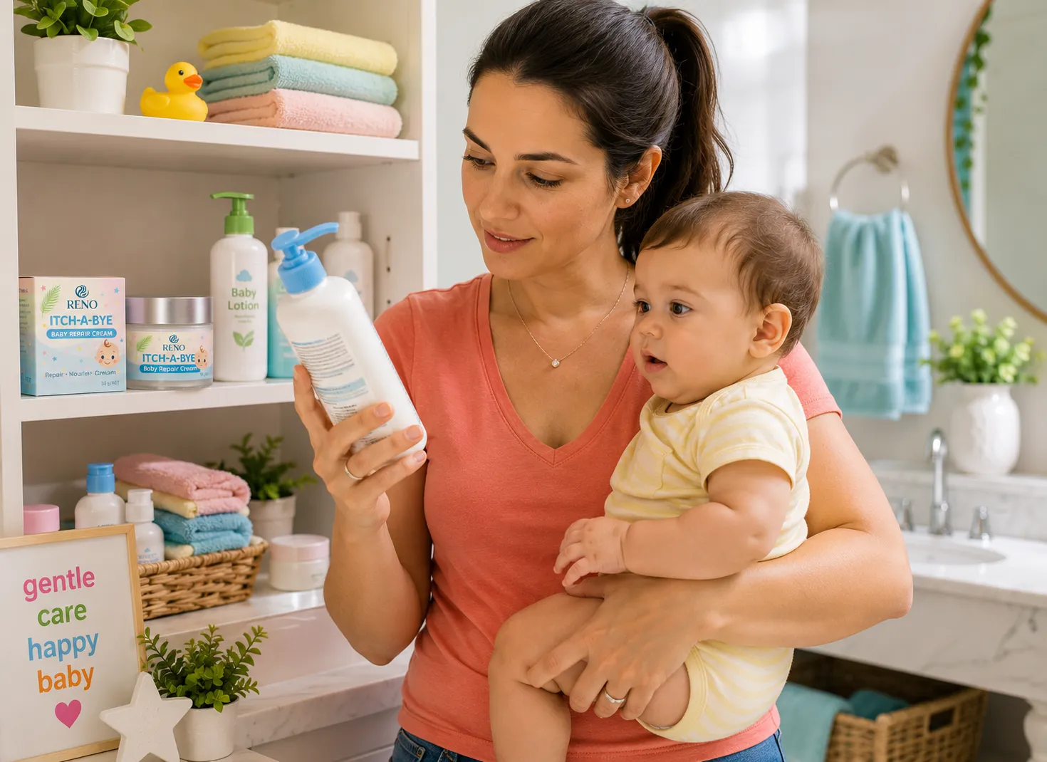 Dermatologically tested baby cream for dry, itchy and eczema-prone skin
