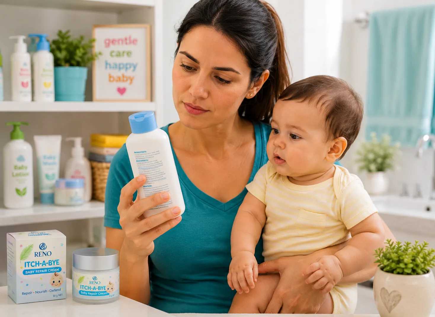 Paediatrician tested baby cream for dry, itchy and eczema-prone skin