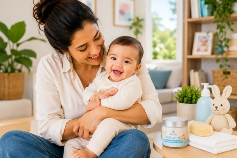 The Complete Baby Dry & Itchy Skin Guide: Causes, Triggers, Care and When to Seek Help